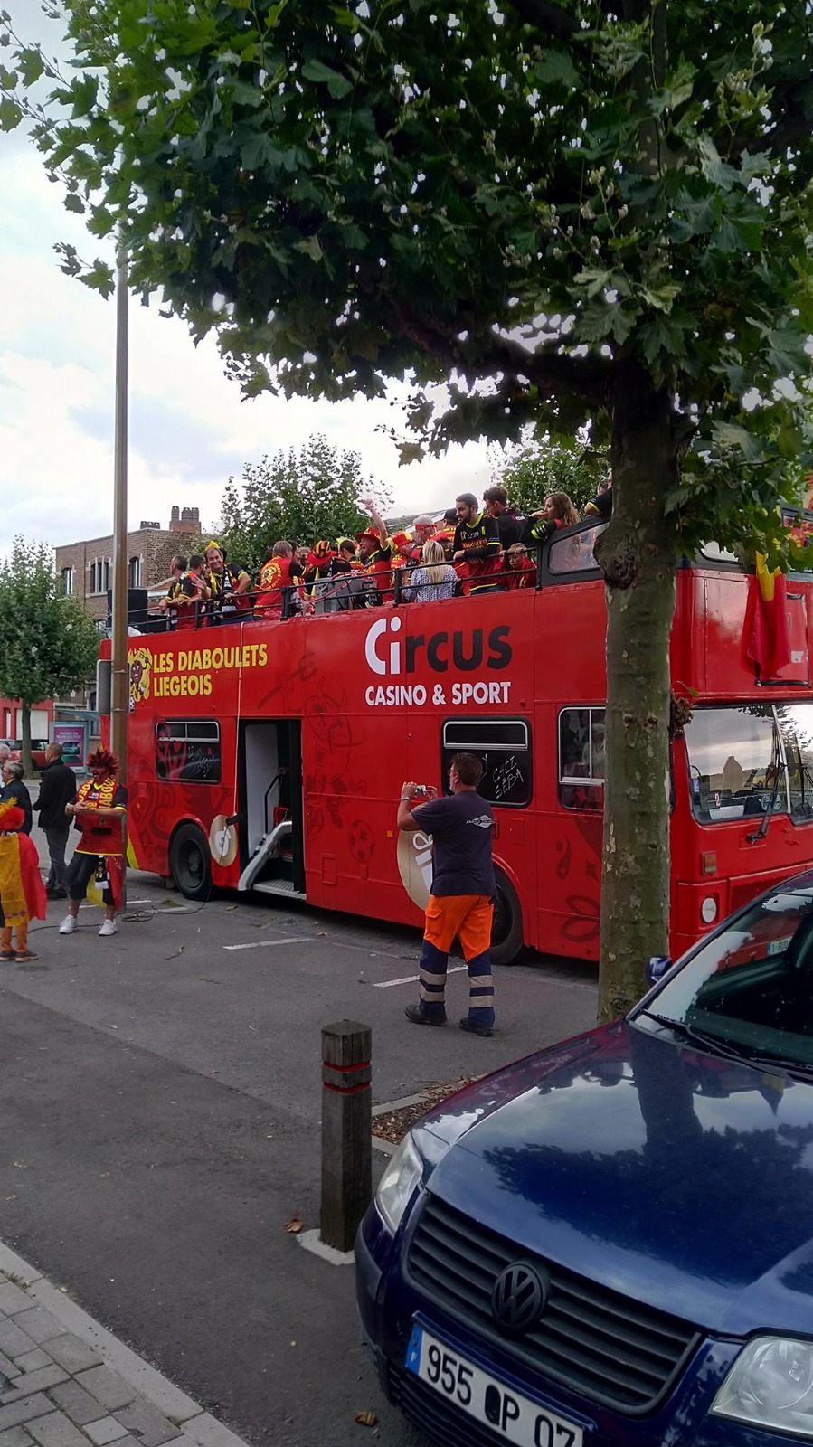 Le Diaboubus, bus officiel des Diaboulets Liégeois